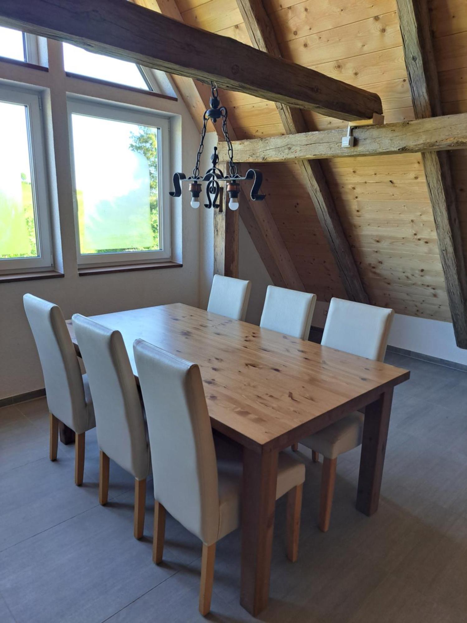 Ferienwohnung Heuboden Huefingen ภายนอก รูปภาพ