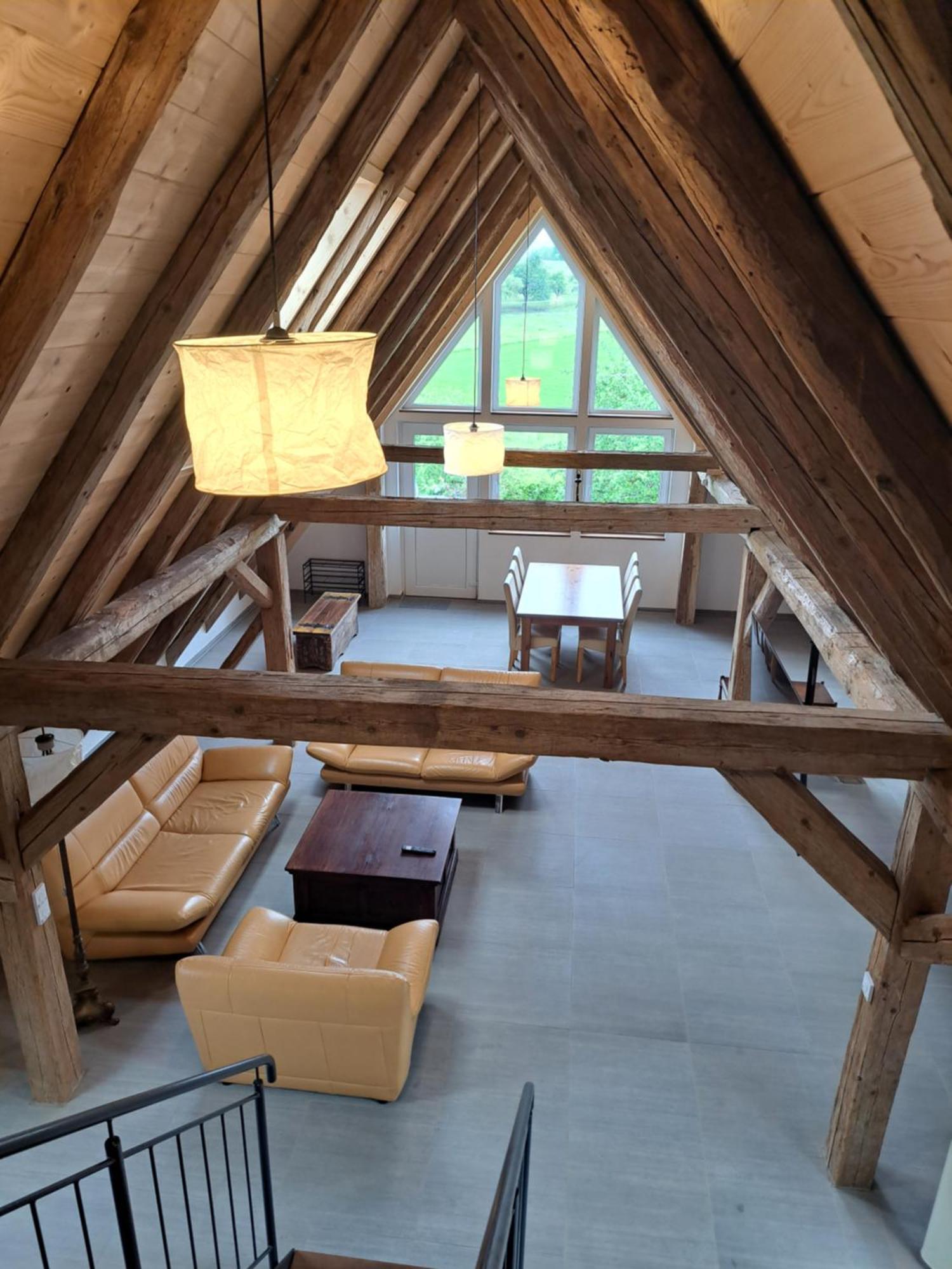 Ferienwohnung Heuboden Huefingen ภายนอก รูปภาพ
